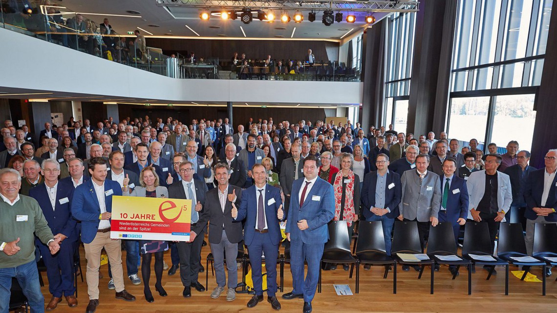 Personen bei der e5-Feier