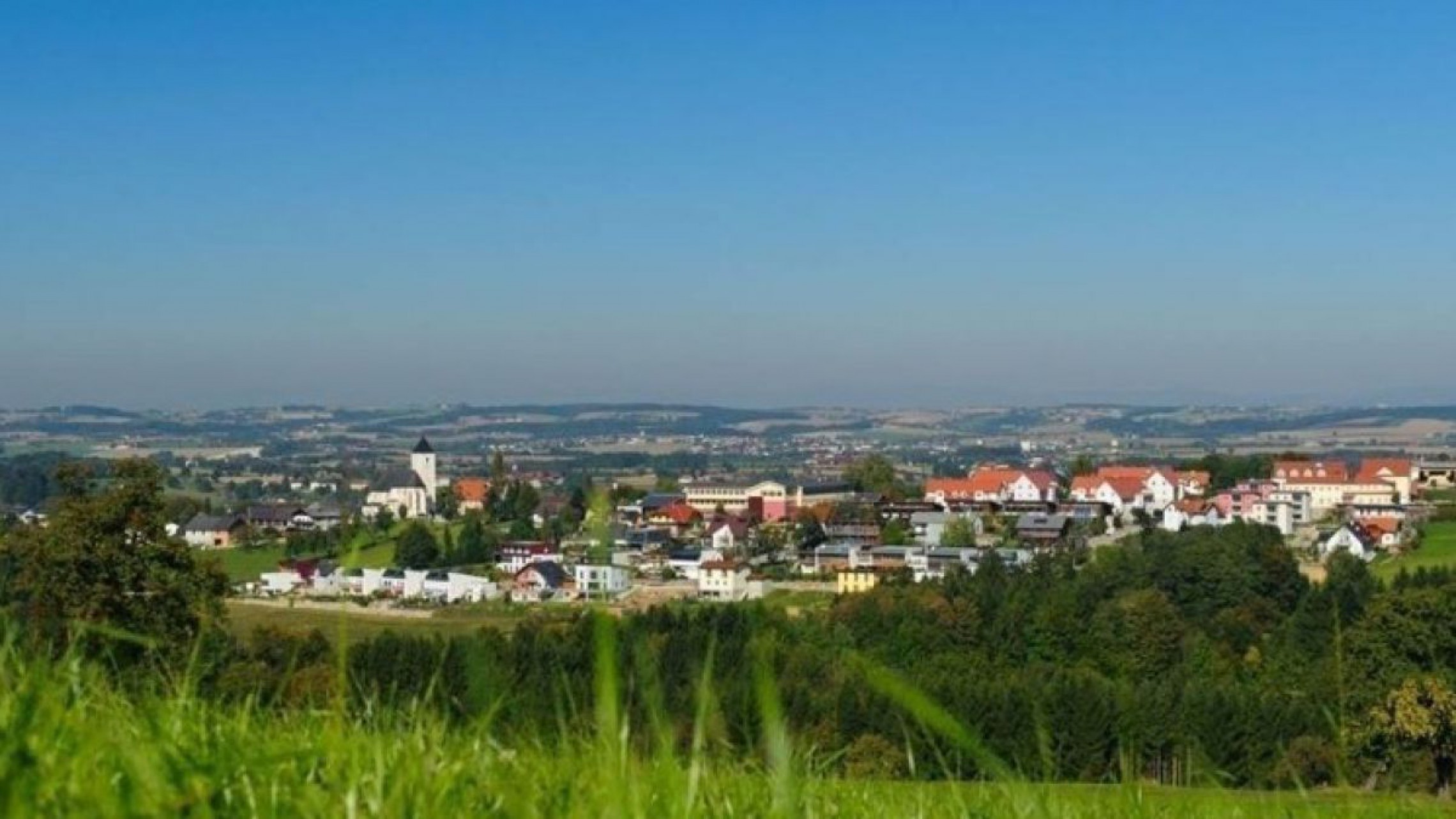 Blick auf die Gemeinde Allhartsberg