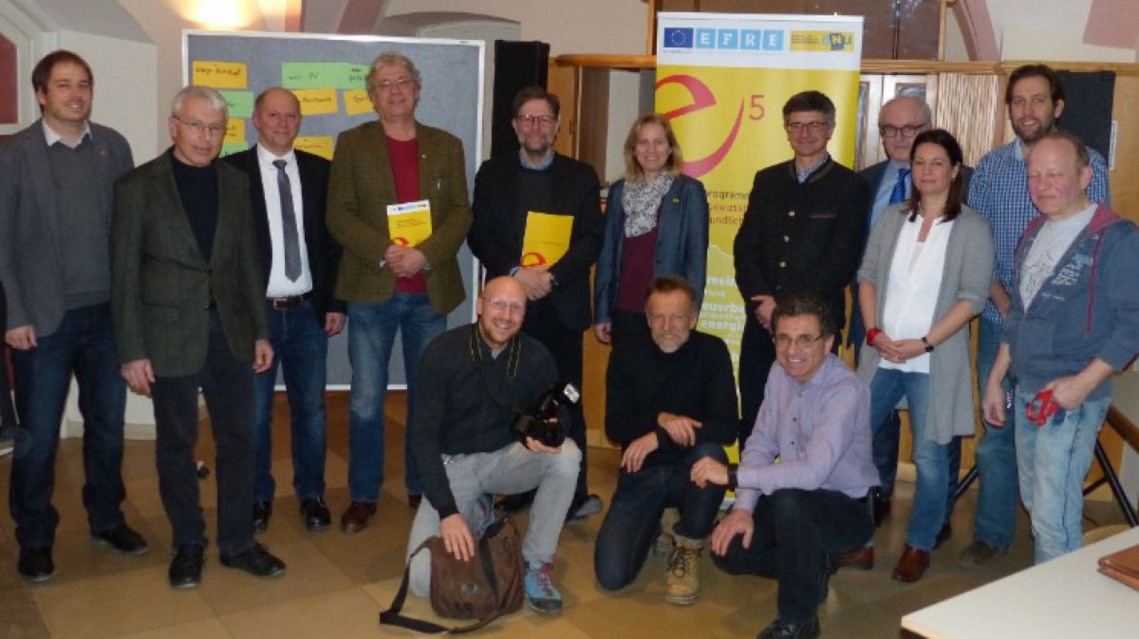 Teilnehmer des ersten e5-Start-Workshops in Mödling