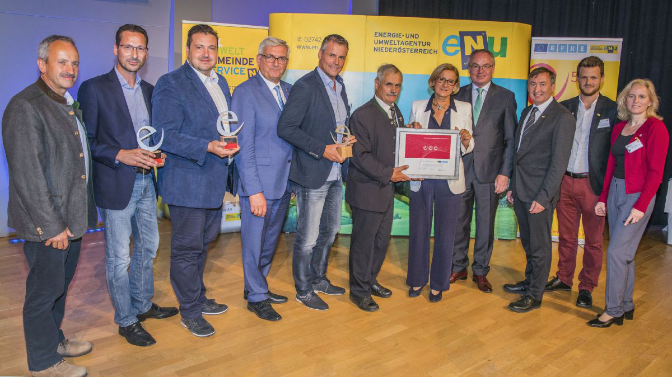 Das e5-Team aus Kirchberg an der Pielach bei der Auszeichnungsfeier 2019.