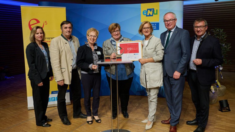 Foto e5-Auszeichnung Gaweinstal