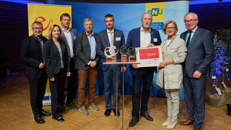 Foto e5-Auszeichnung Ernstbrunn