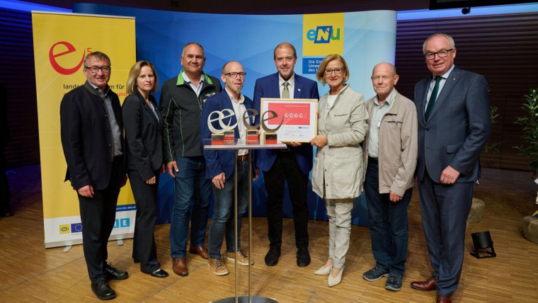 Foto e5-Auszeichnung Hafnerbach