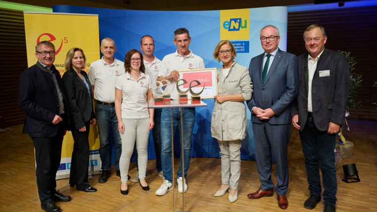 Foto e5-Auszeichnung Echsenbach