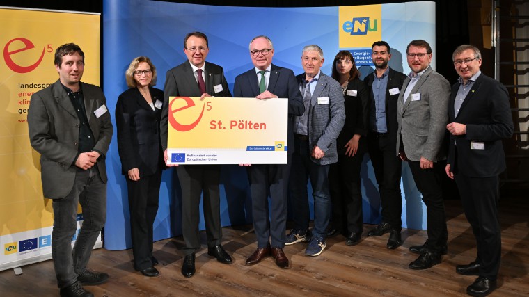 Gruppenbild e5-Auszeichnung