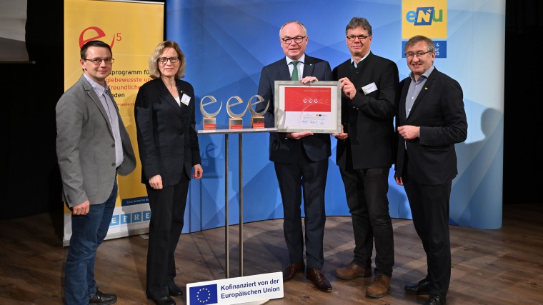 Gruppenbild e5-Auszeichnung