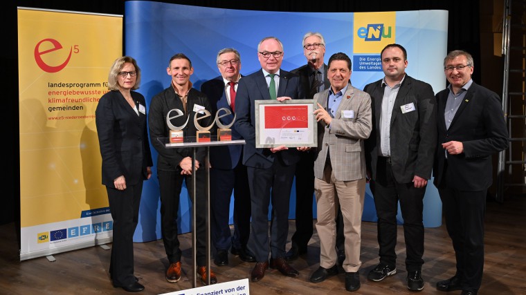 Gruppenbild e5-Auszeichnung