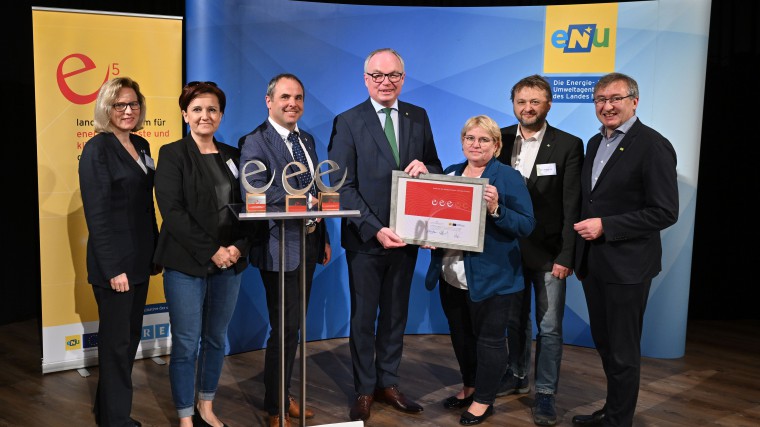 Gruppenbild e5-Auszeichnung