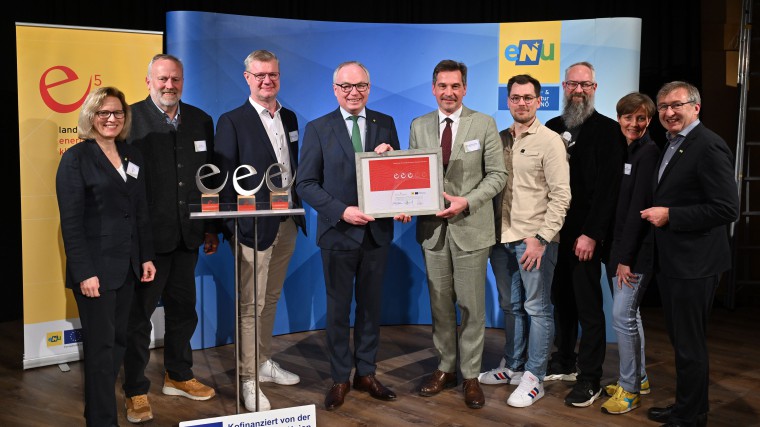 Gruppenbild e5-Auszeichnung