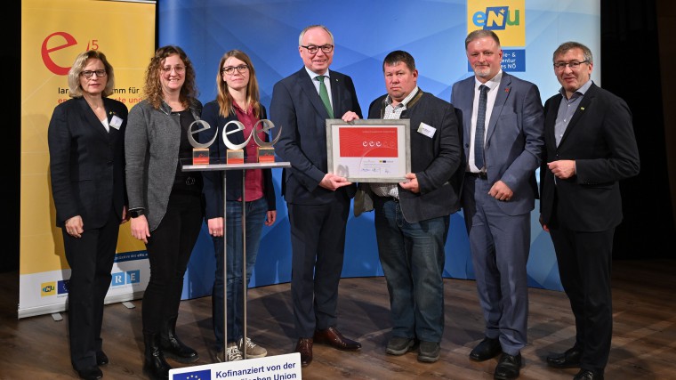 Gruppenbild e5-Auszeichnung