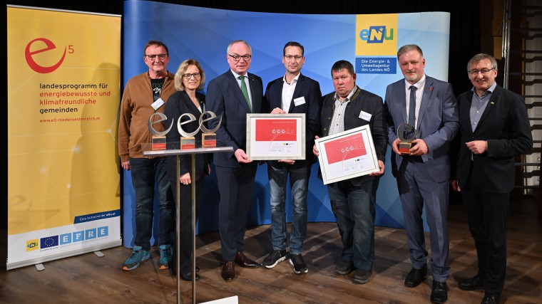 Gruppenbild e5-Auszeichnung