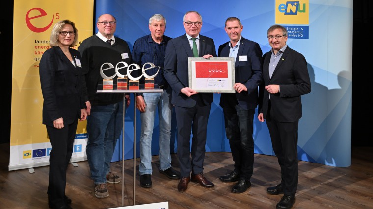 Gruppenbild e5-Auszeichnung