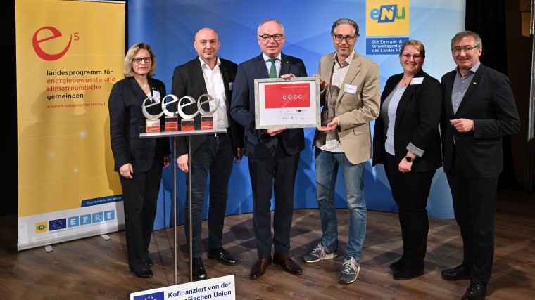 Gruppenbild e5-Auszeichnung