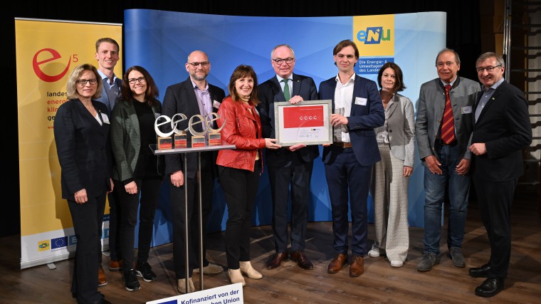 Gruppenbild e5-Auszeichnung