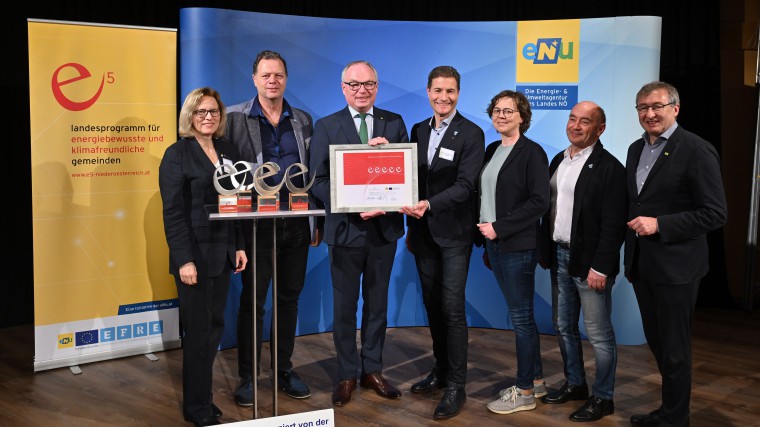 Gruppenbild e5-Auszeichnung