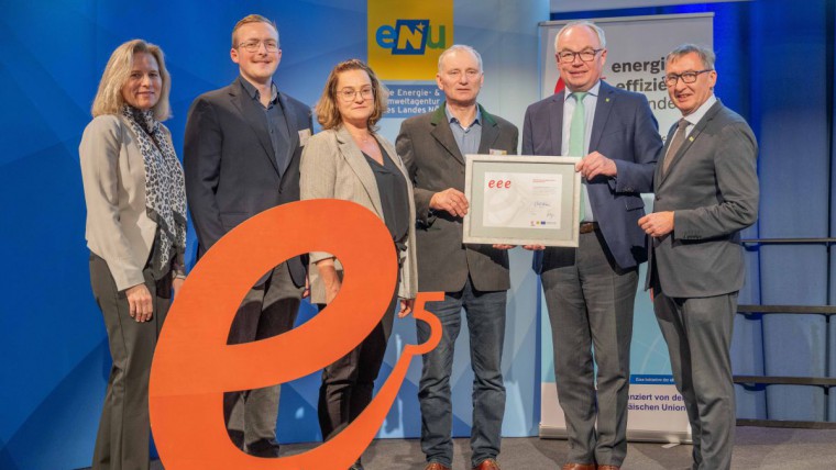 Gruppenbild e5 Auszeichnung, Gemeinde Aschbach-Markt