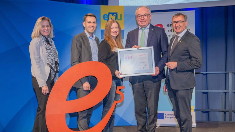 Gruppenbild e5 Auszeichnung, Gemeinde Blumau-Neurisshof