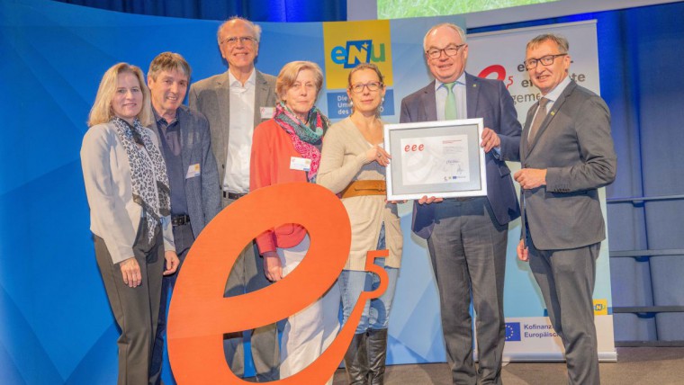 Gruppenbild e5 Auszeichnung, Gemeinde Laab im Walde