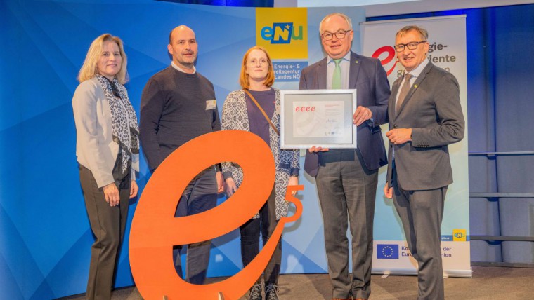 Gruppenbild e5 Auszeichnung, Gemeinde Ober-Grafendorf