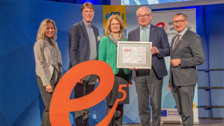 Gruppenbild e5 Auszeichnung, Gemeinde Sigmundsherberg