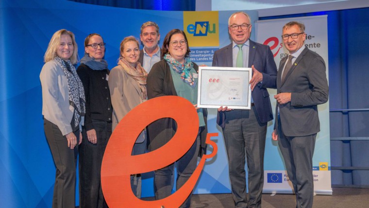 Gruppenbild e5 Auszeichnung, Gemeinde Traiskirchen
