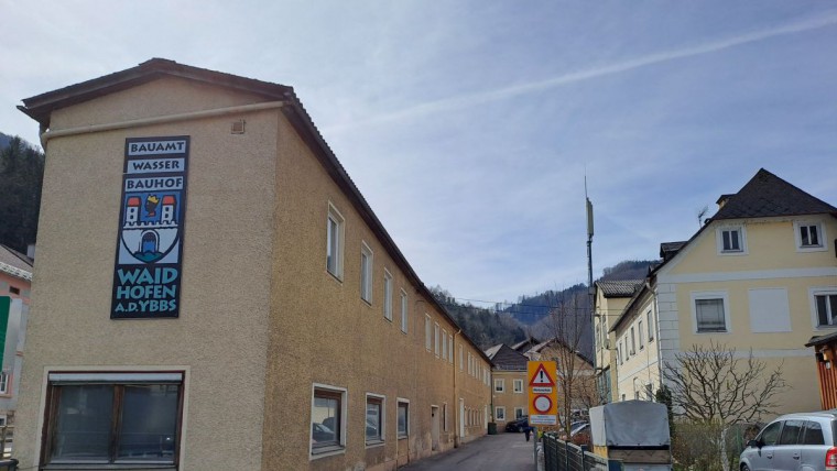 Im Geb&auml;ude des Bauhofes in Waidhofen an der Ybbs wurde die Heizungsanlage modernisiert. 